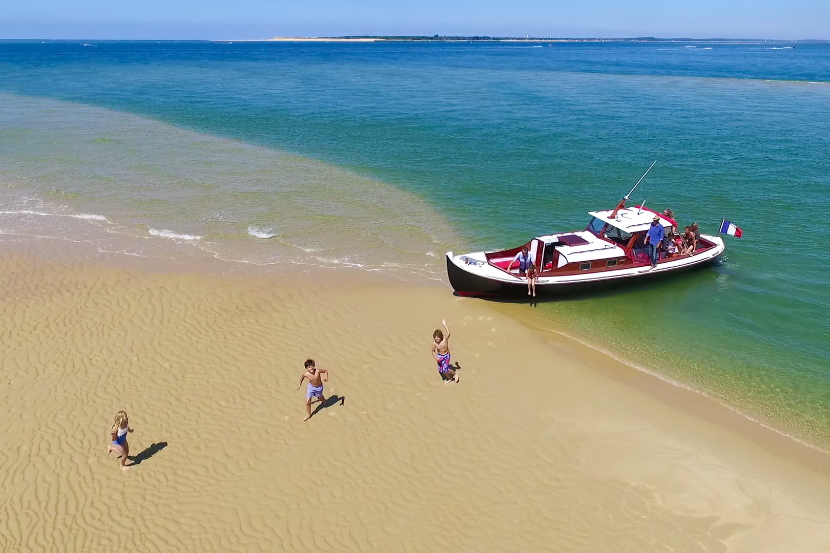 Balade en bateau sur le Bassin d'Arcachon